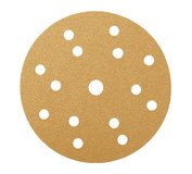Radex Gold brúsny papier na suchý zips 15 dier na odvádzanie brusiva zrnitosť 360 priemer 150mm