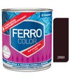 Ferro Color U2066 2880 tmavohnedá 0,3l pololesk - základná a vrchná farba na kov