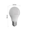 LED žiarovka Classic A60 E27 7 W (60 W)806 lm , Neutrálna biela,3ks/bal ZQ5E43.3