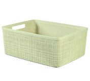 Kôš Curver® JUTE M 12l krémový,36x28x15cm