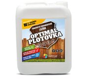 Optimal Plotovka - tmavohnedá tenkovrstvá vodouriediteľná lazúra 5l