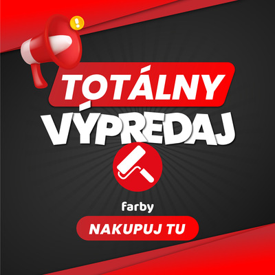 Totálny výpredaj - farby, lazúry