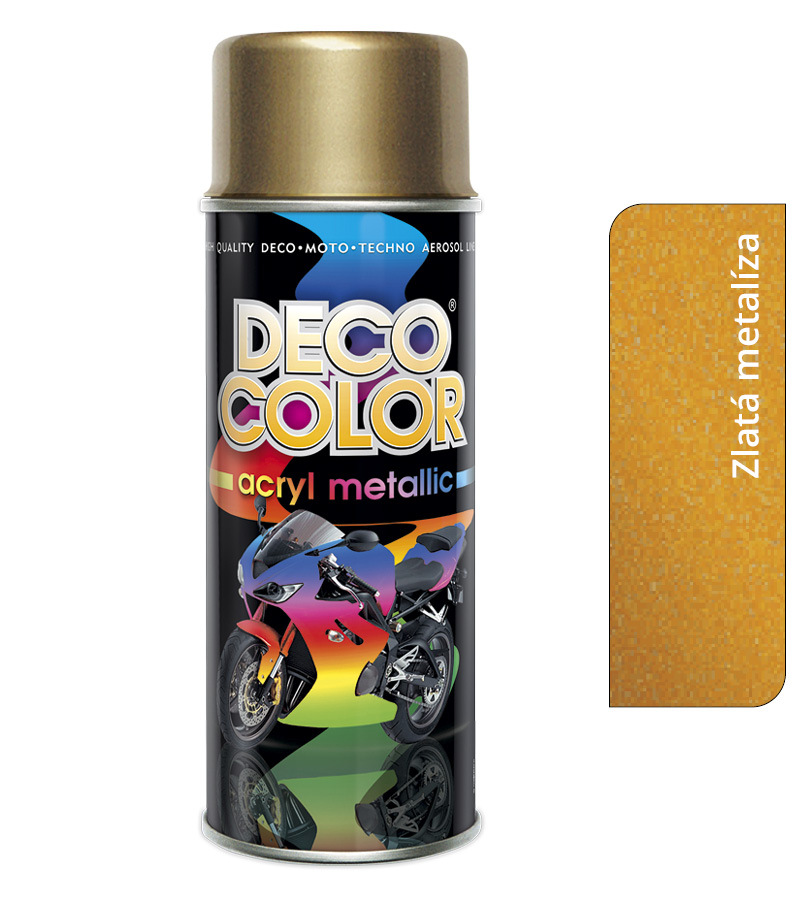 Deco color Acryl Metallic - zlatá metalíza 400ml