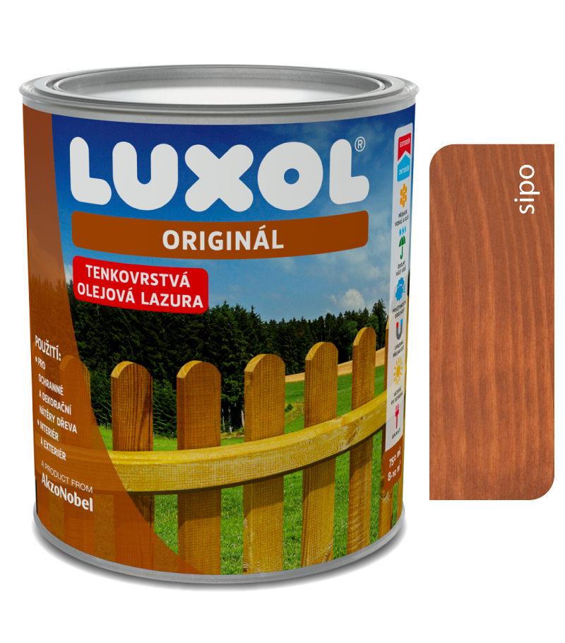 Luxol Originál sipo 8440 - Tenkovrstvá lazúra 0,75l