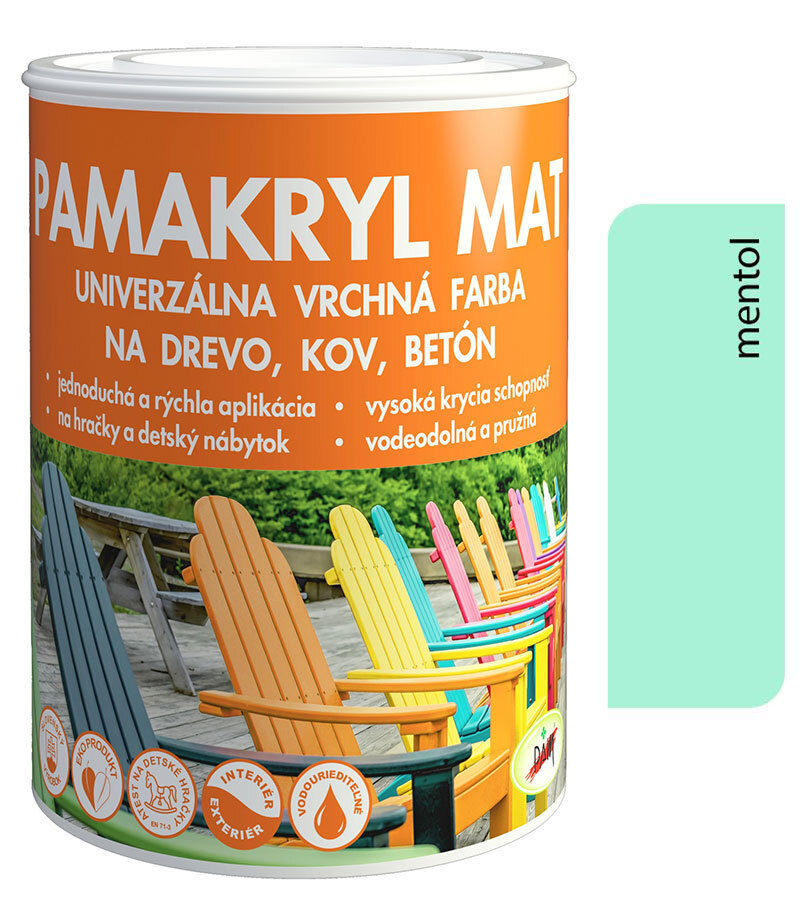 Pam Pamakryl mat mentol 0,7kg