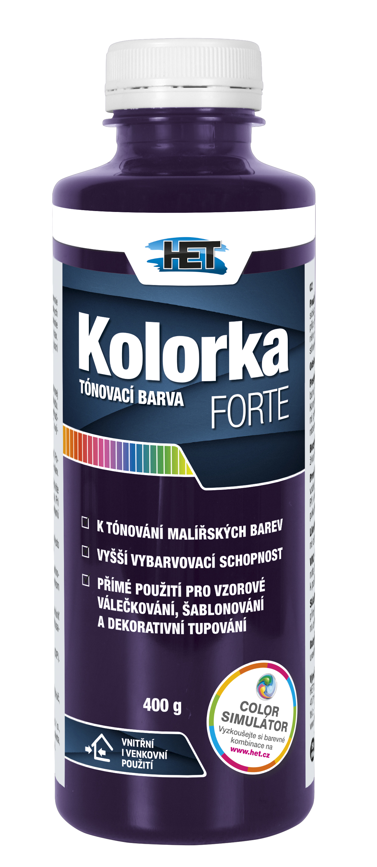 Het Kolorka Forte 0356 fialová 400g