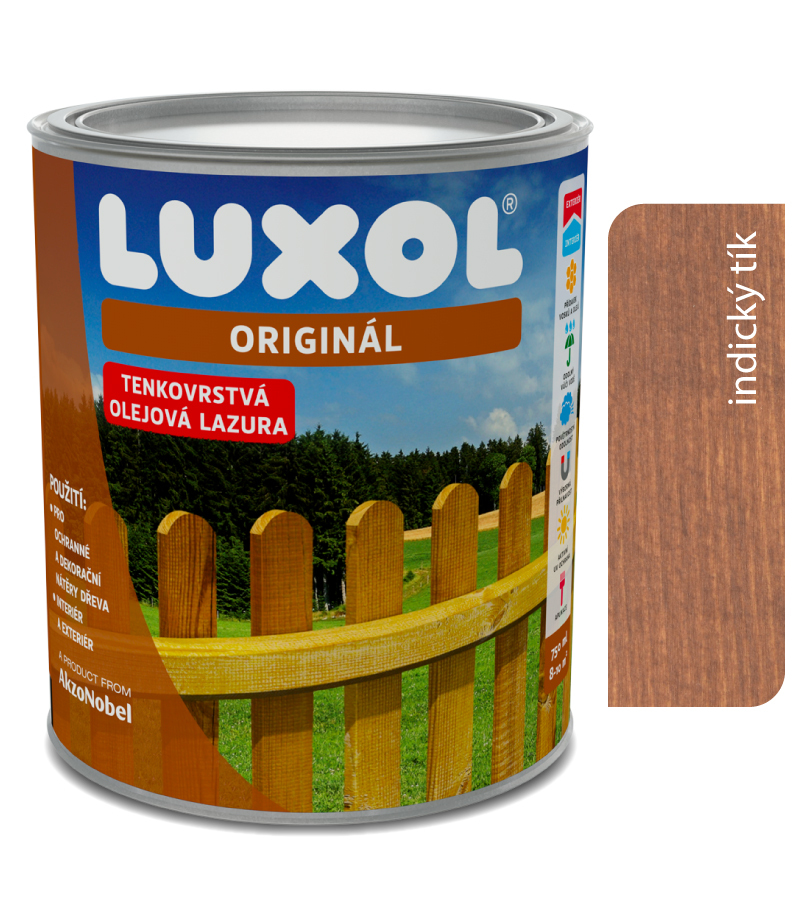 Luxol Originál indický teak 0026 - Tenkovrstvá lazúra 0,75l