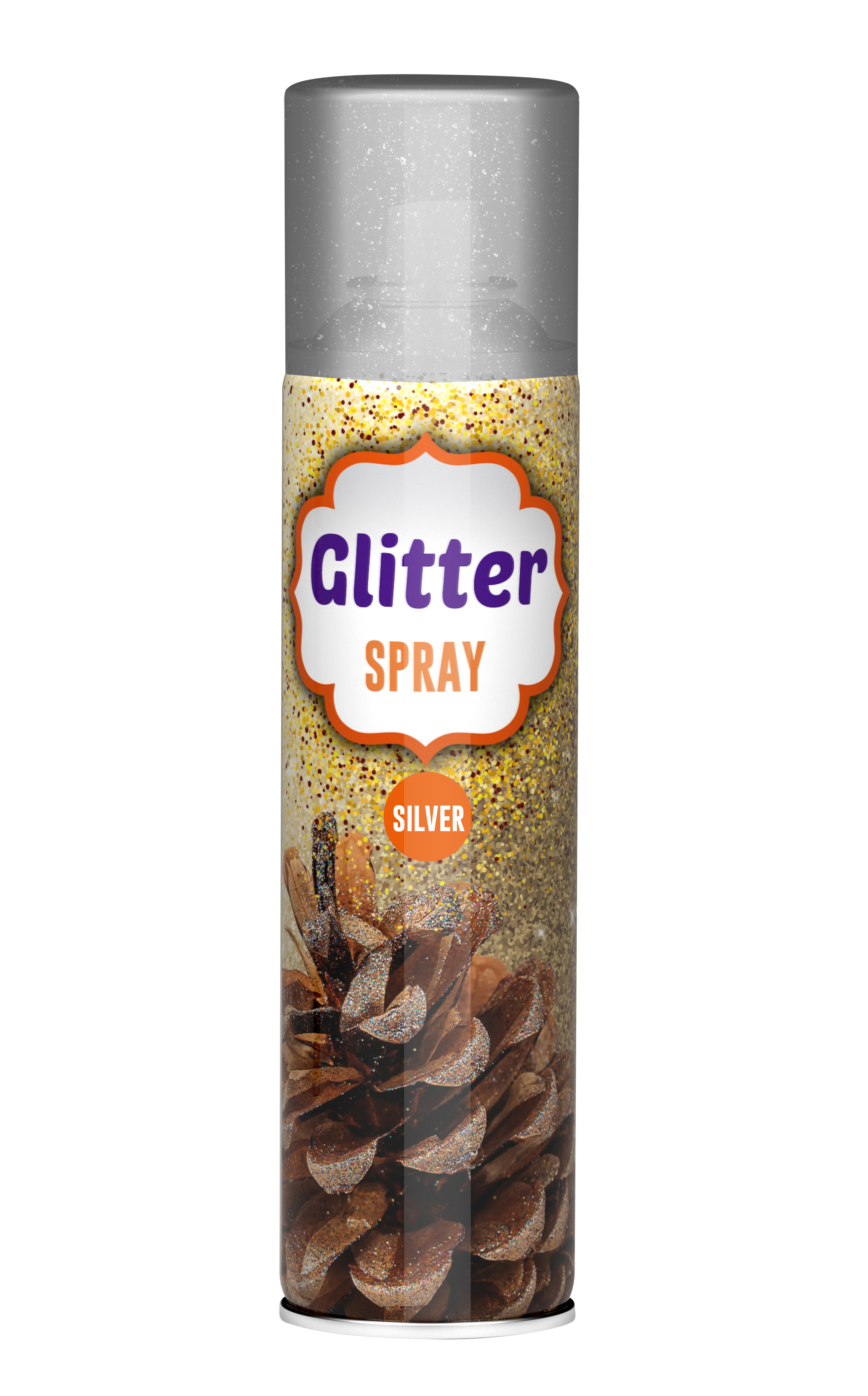 Dupli-color Glitter Sprej strieborný 100ml