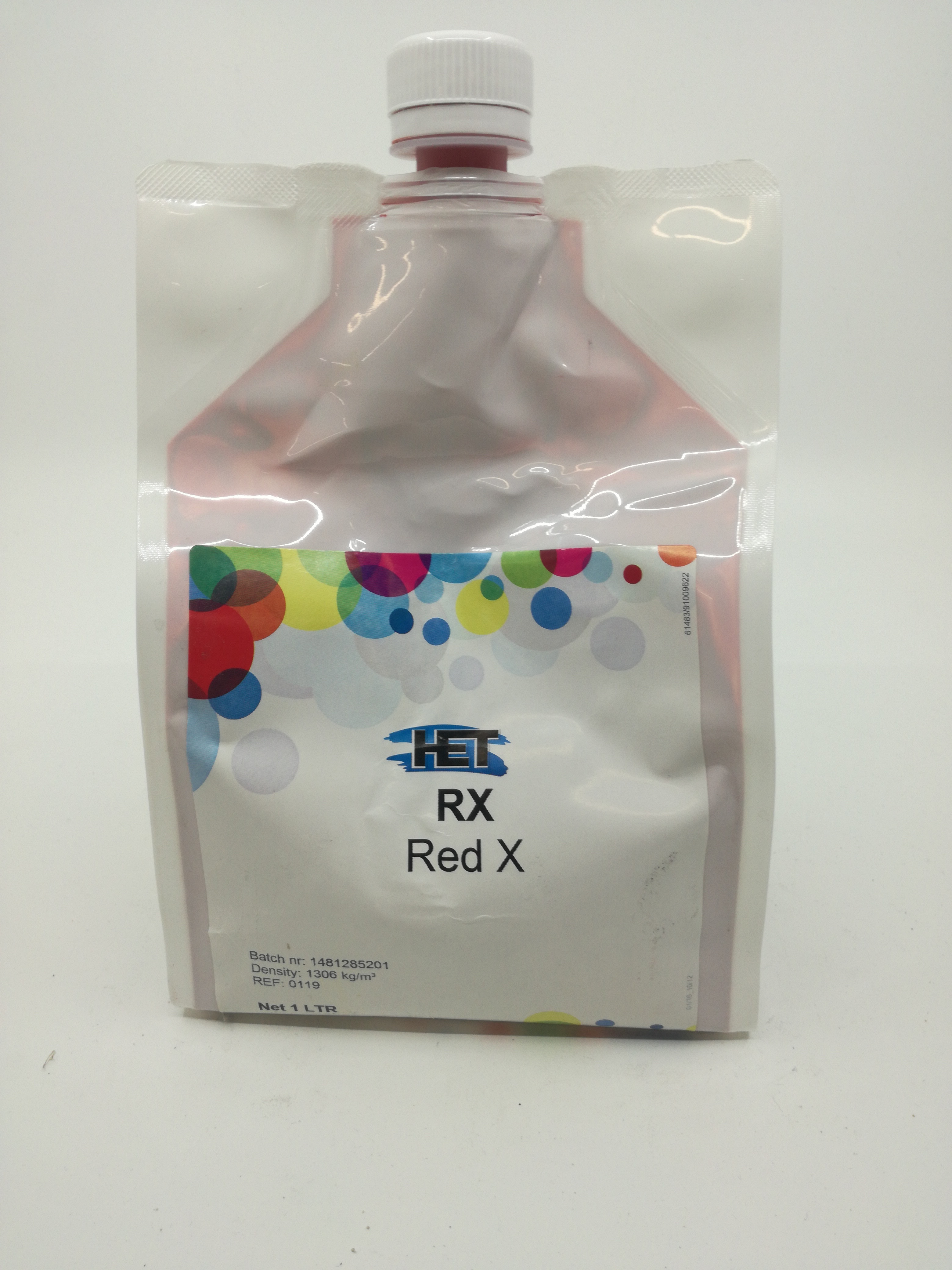 Het Pasta/Pigment RX Red X 1l NEW