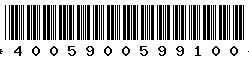 4005900599100